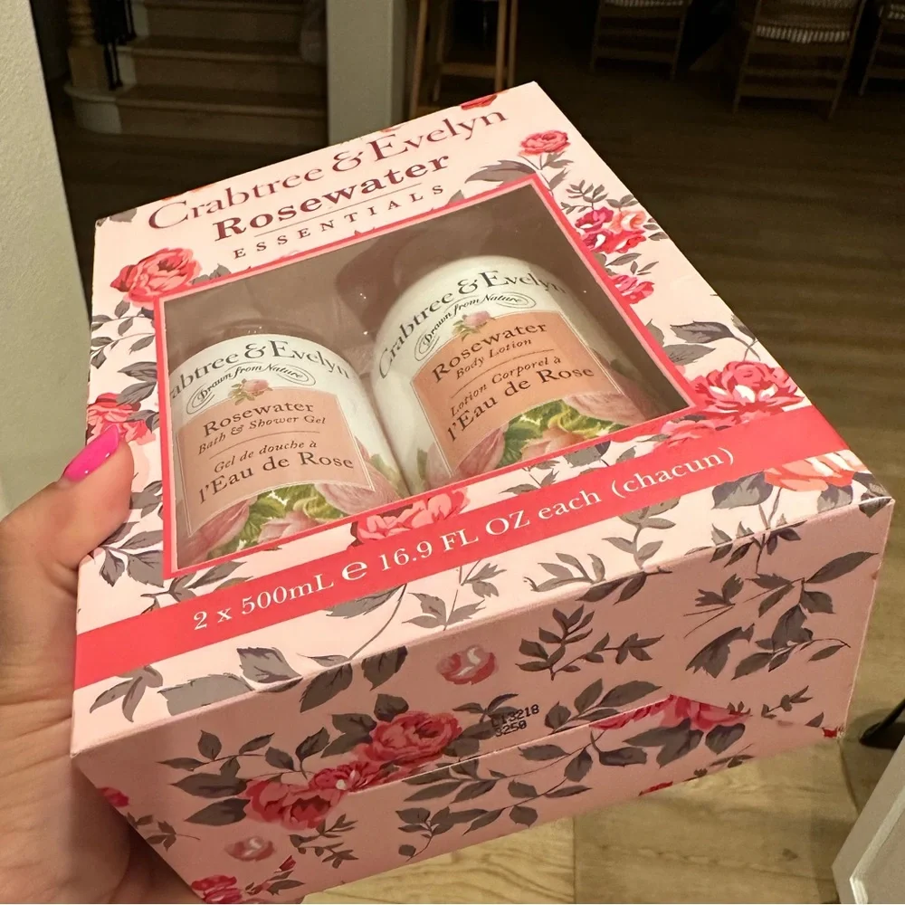 Crabtree & Evelyn Rosewater lotion body wash gel gift set discontinued - Picture 3 of 7